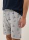 Multifarbene Pyjamas aus reiner Bio-Baumwolle im Regular Fit mit Prints_3