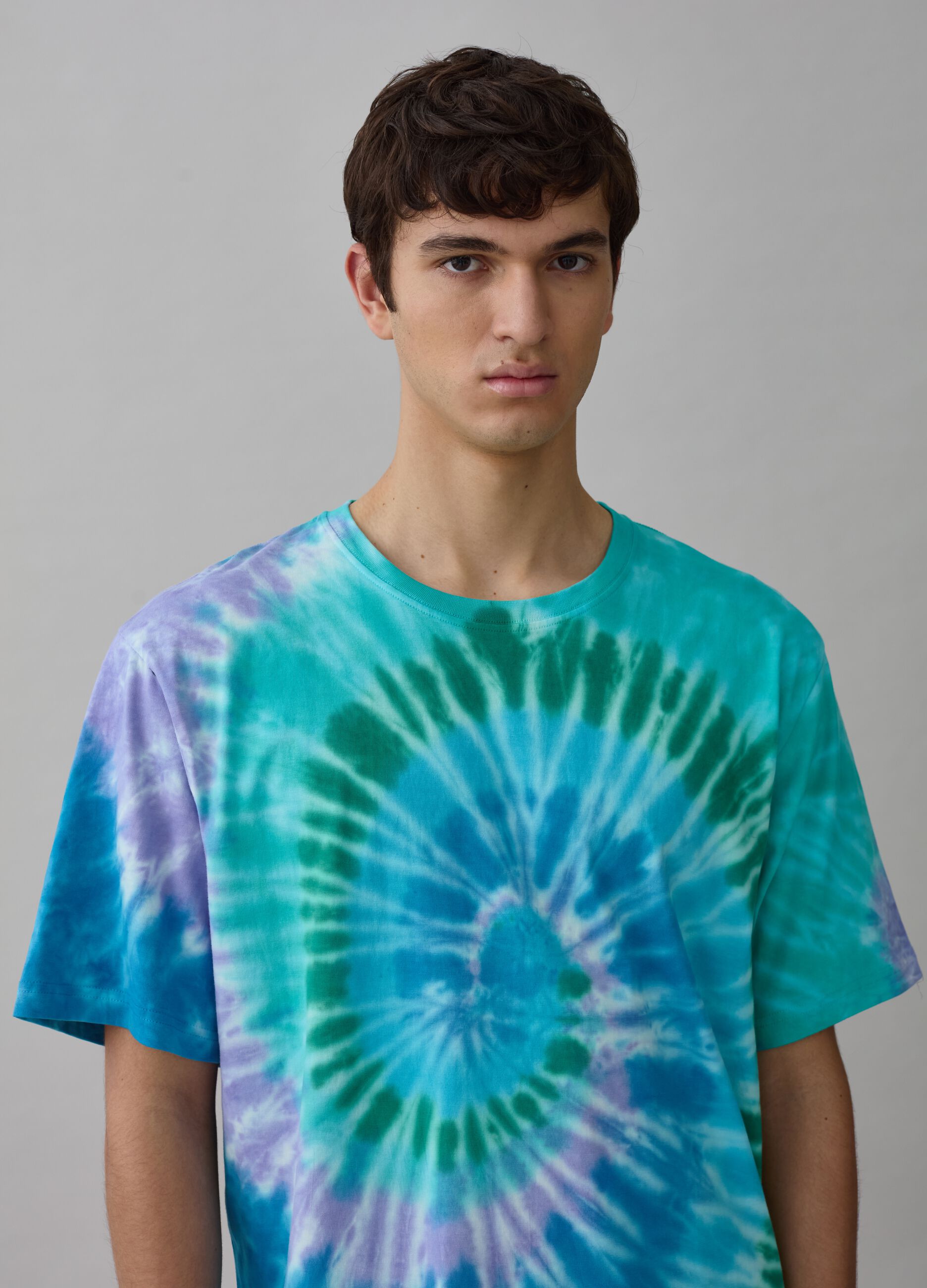 T-shirt in Tie Dye cotton