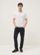 White stretch cotton polo shirt_1