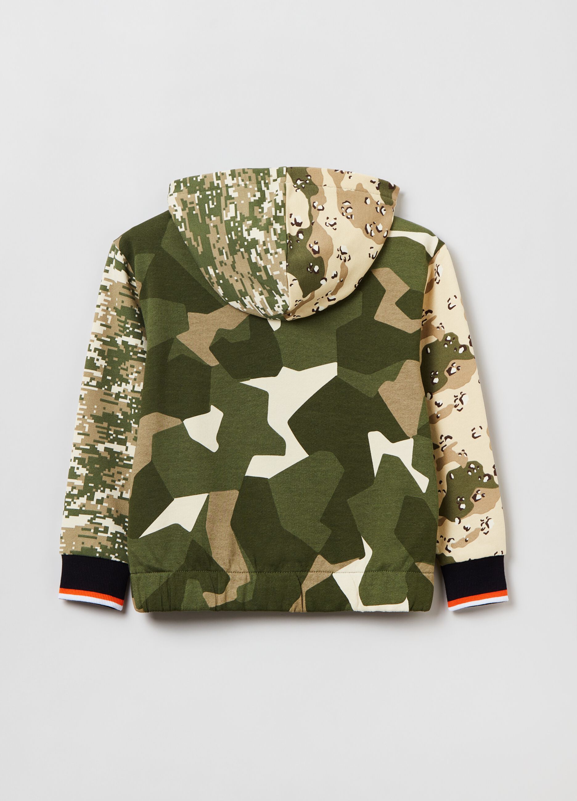 Full-zip camouflage con cappuccio Grand&Hills 