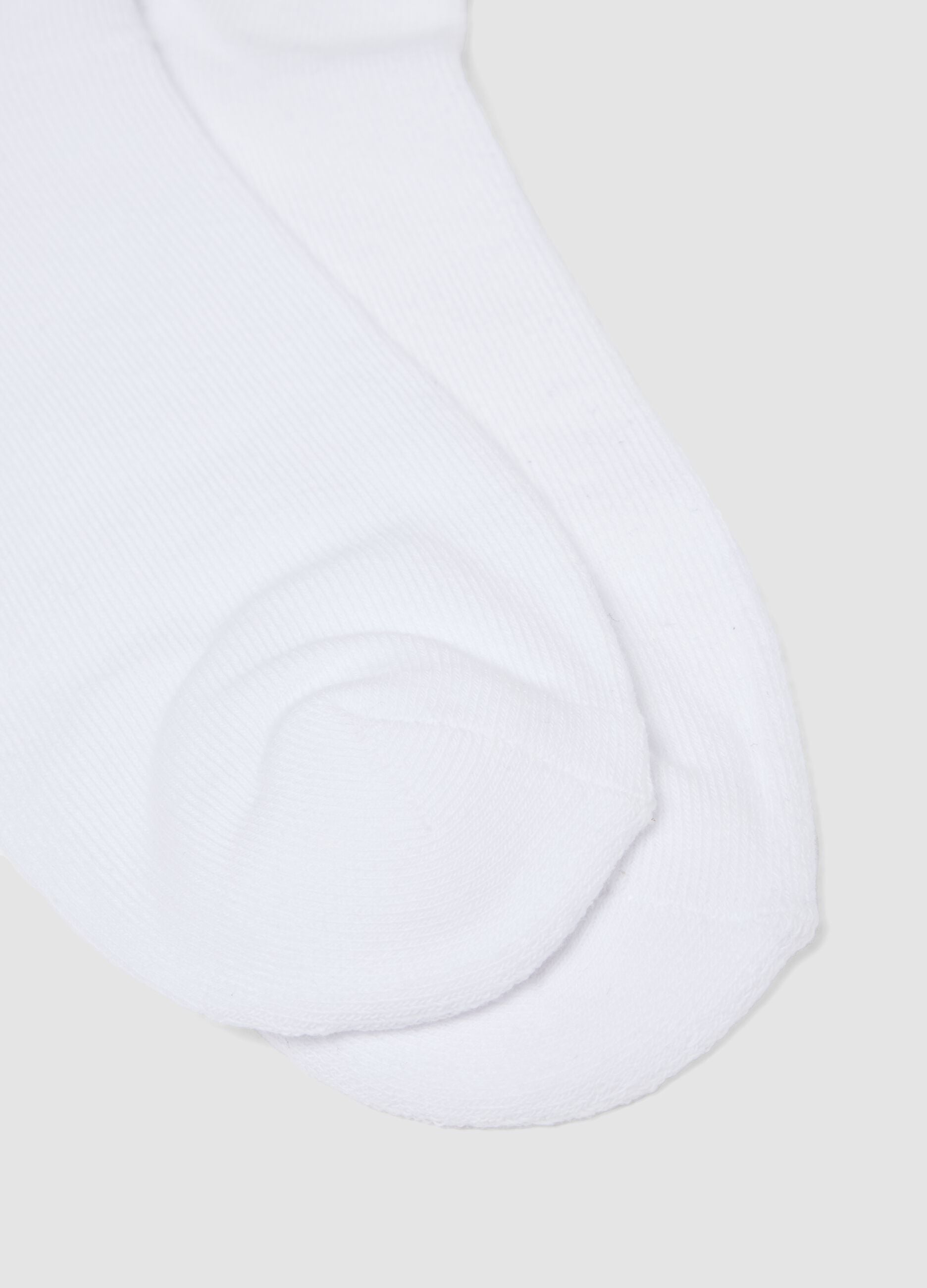 3er-Pack wei&szlig;e Sportsocken in Kn&ouml;chelh&ouml;he aus Bio-Baumwolle