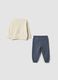 Beige and blue Batman organic cotton set_1