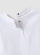 Girls' white stretch cotton T-shirt regular fit with embroidery_3