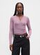 Violetter Acryl-Mischpullover_0