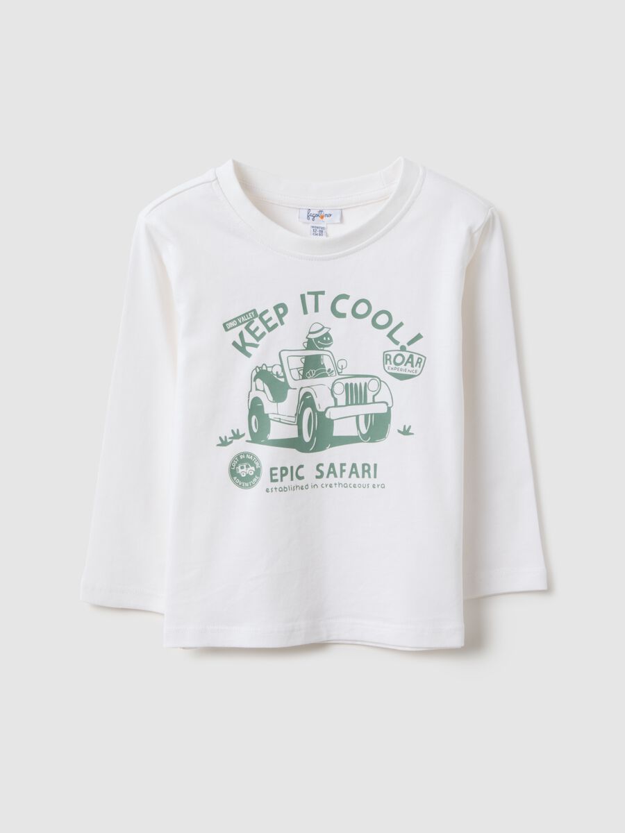 White pure cotton regular fit shirt for baby_0