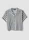 Multicolour striped regular-fit linen and viscose blend shirt_4