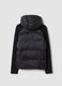 Padded Knit Jacket Black_1