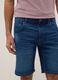 Blaue Stretch-Denim-Baumwollmischung Slim Fit Shorts_3