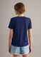 Blaues T-Shirt aus reinem Leinen mit kurzen &Auml;rmeln, Regular Fit_3