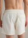Wei&szlig;e Badeshorts mit elastischem Bund und Kordelzug_2