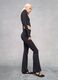 Technische Yoga-Flare-Hose Schwarz_5
