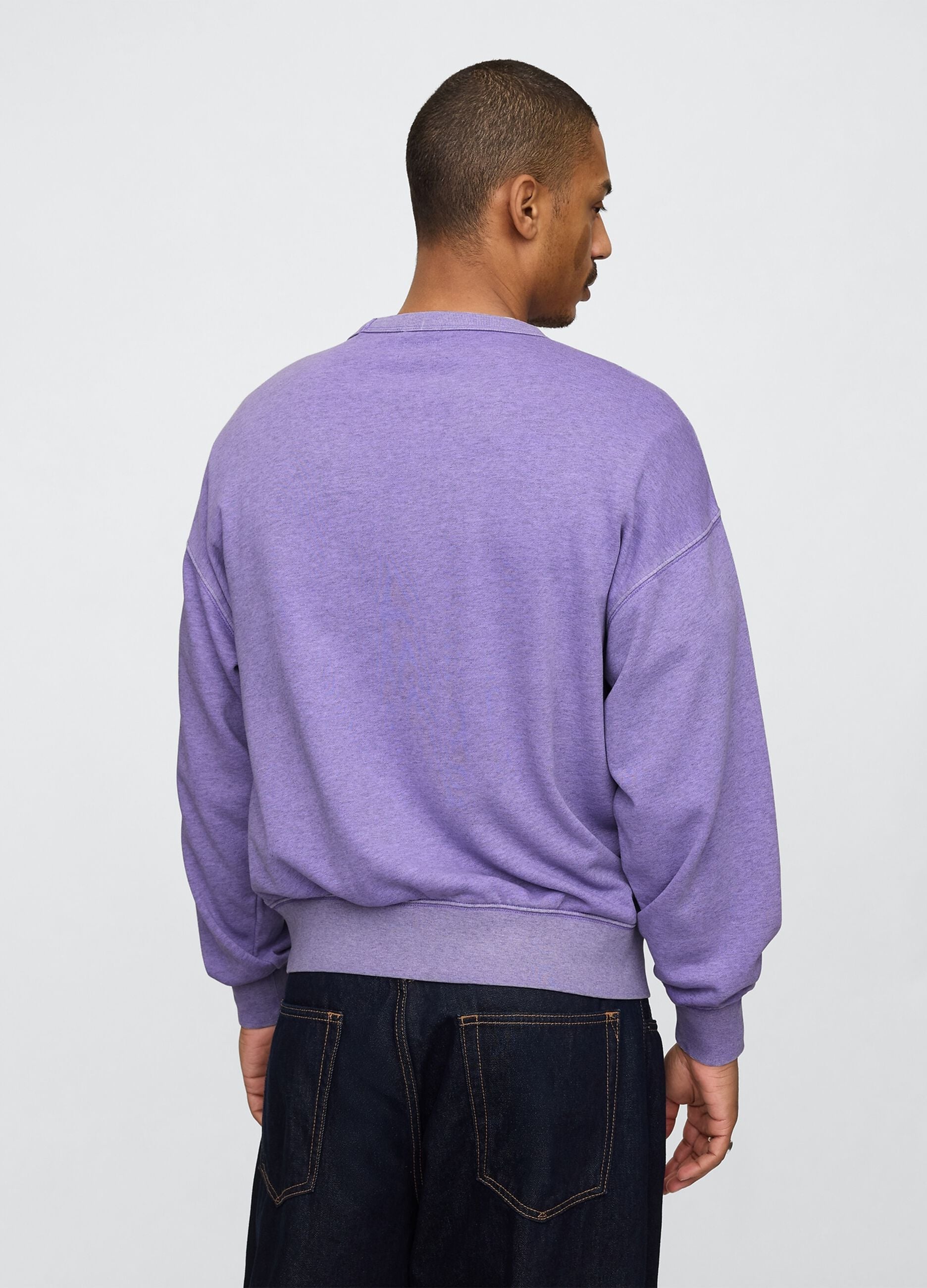 Gap Purple Crew Neck Sweatshirt