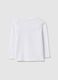 White pure cotton toddler t-shirt regular fit with tiger_1