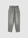 Grey Pure Cotton Baggy Trousers_4