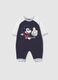 Organic cotton onesie with Mickey Mouse patch_0