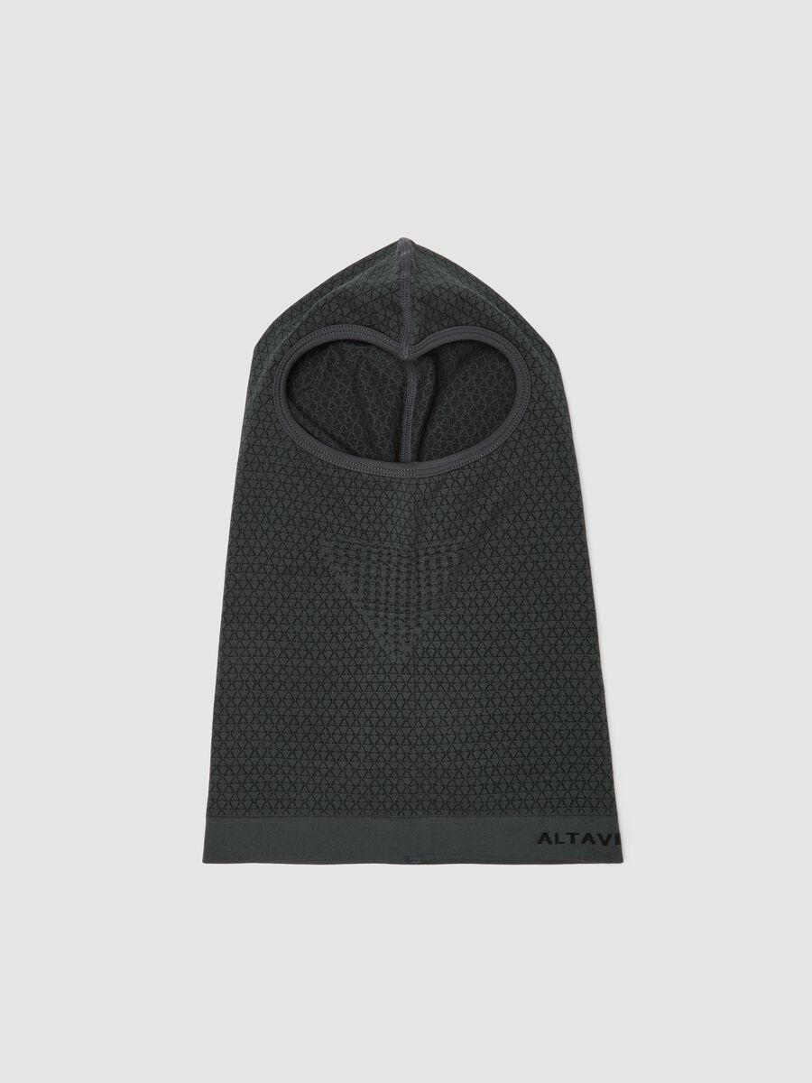 Balaclava grigio in tessuto elasticizzato ALTAVIA WITH DEBORAH COMPAGNONI_2