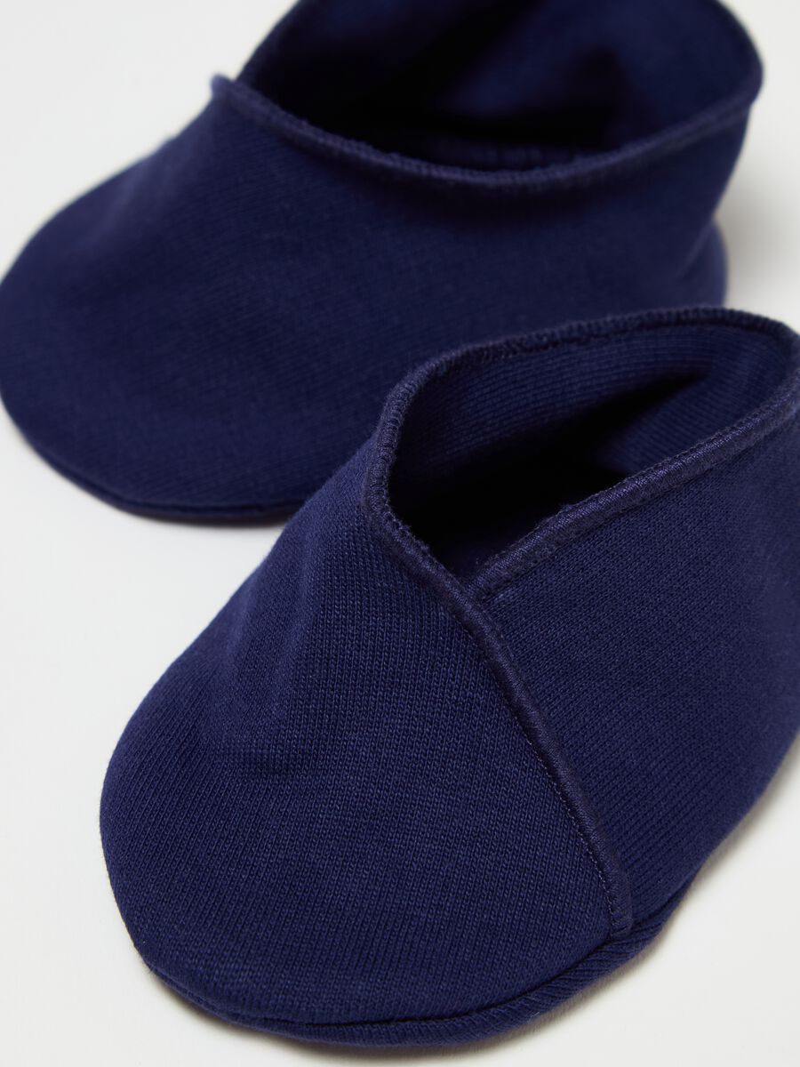Organic cotton turban hat and shoes set_2