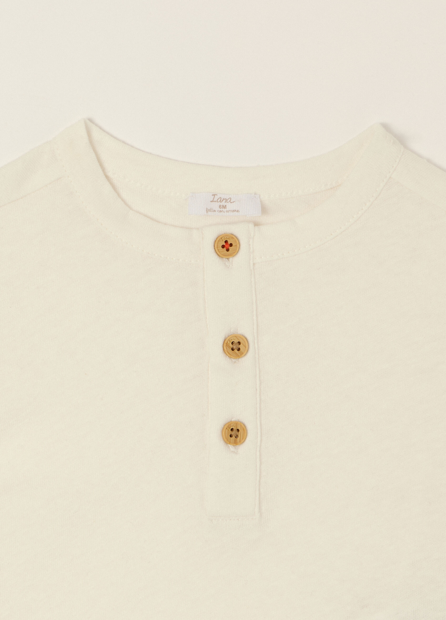 IANA linen-blend jersey T-shirt