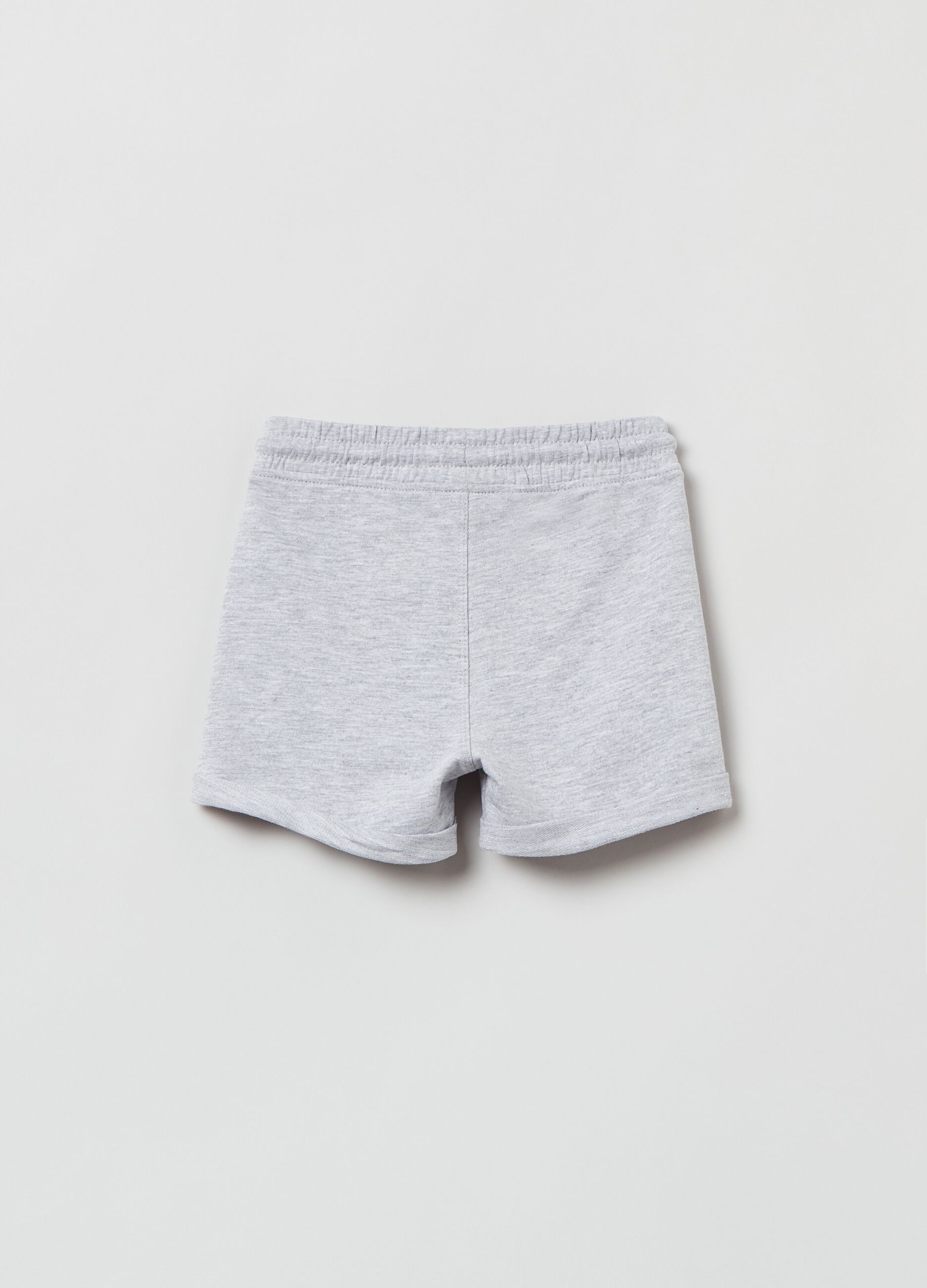 Shorts de algodón con cordón de ajuste