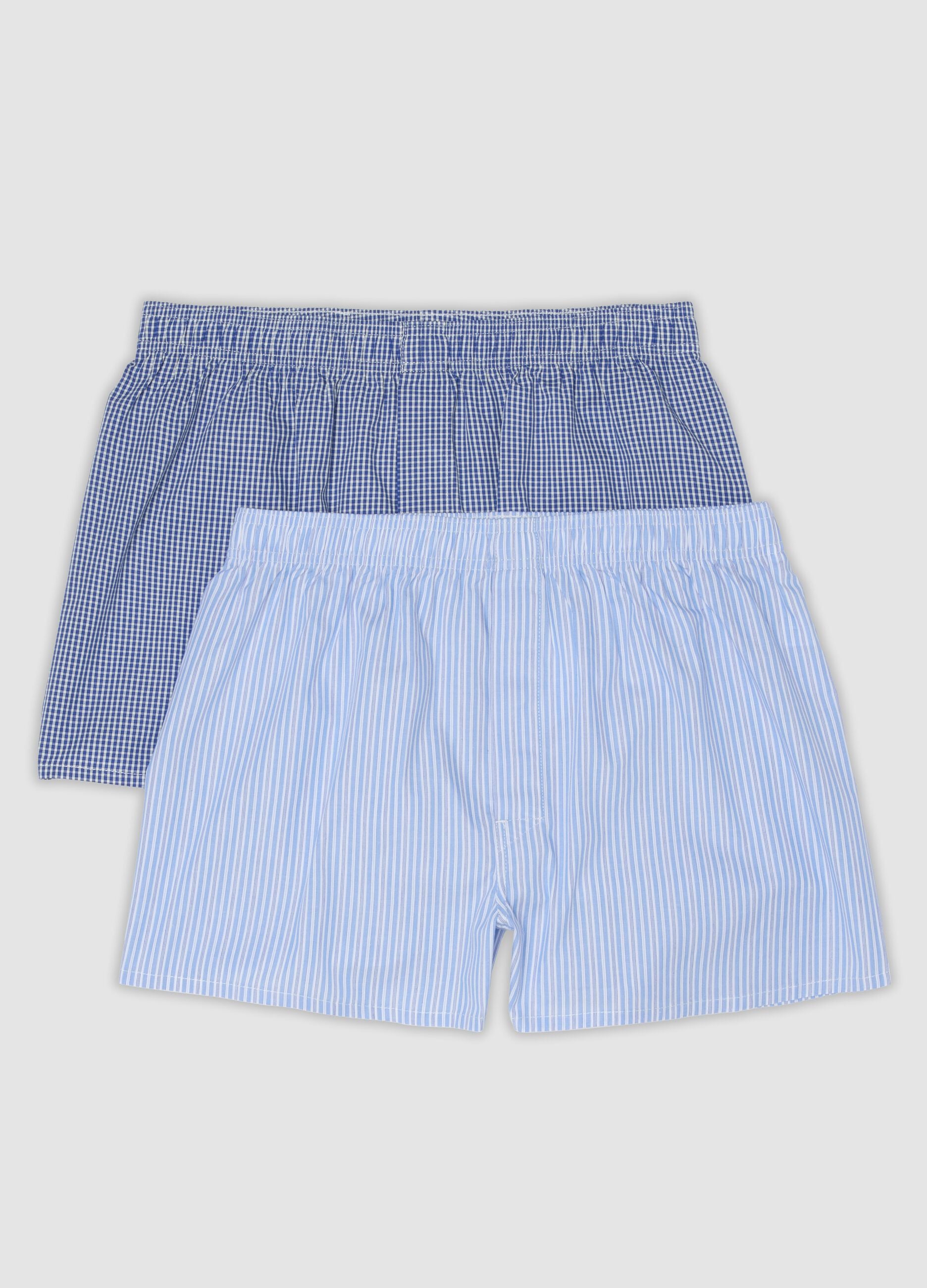 Two-pack of multicolour boxers in pure organic cotton