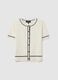 Women's multicolour stretch blend regular fit cardigan_4