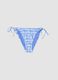 Blue and white stretch bikini bottoms_5