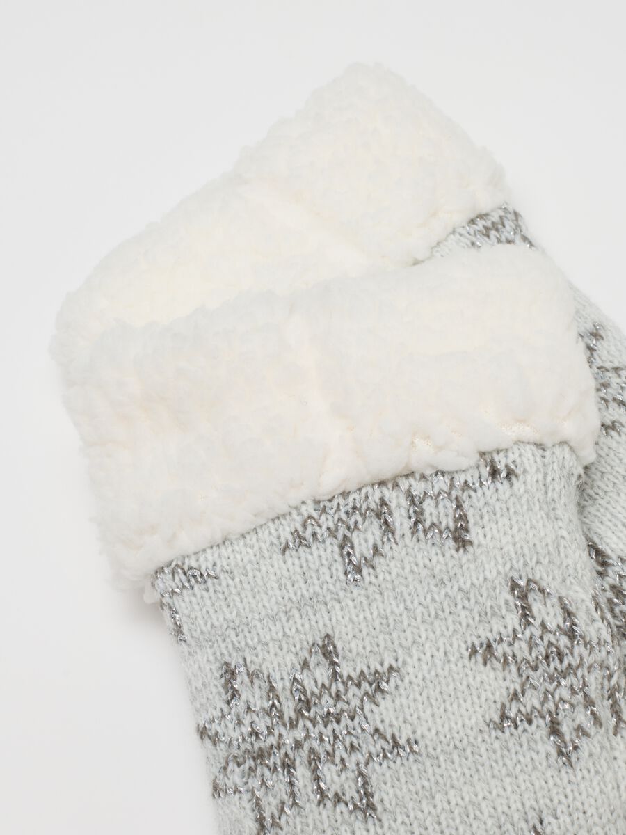 Multicoloured padded socks with Snarky print_1