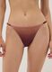 Brown stretch bikini bottoms with ombr&eacute; effect_1