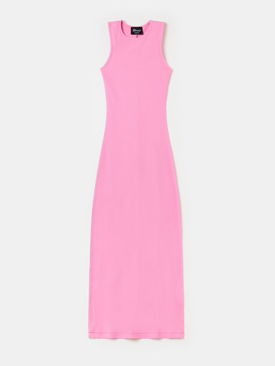 Long Shape Dress Pink_5
