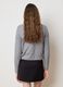 Grey regular fit jumper with jewel neckline_4