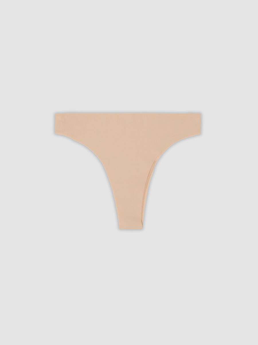 Beige stretch-fabric Brazilian briefs_6