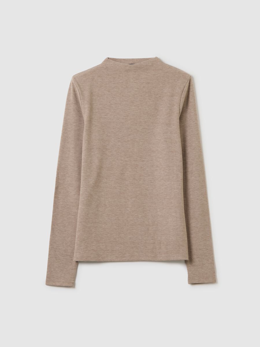 Beige Regular Fit Jumper_4