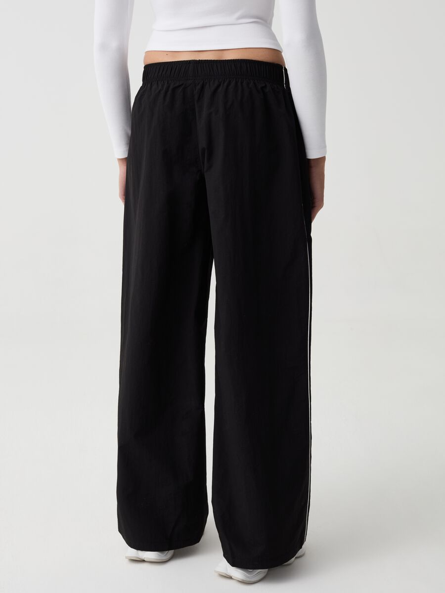 B.ANGEL FOR THE SEA BEYOND wide-leg joggers with contrasting piping_2
