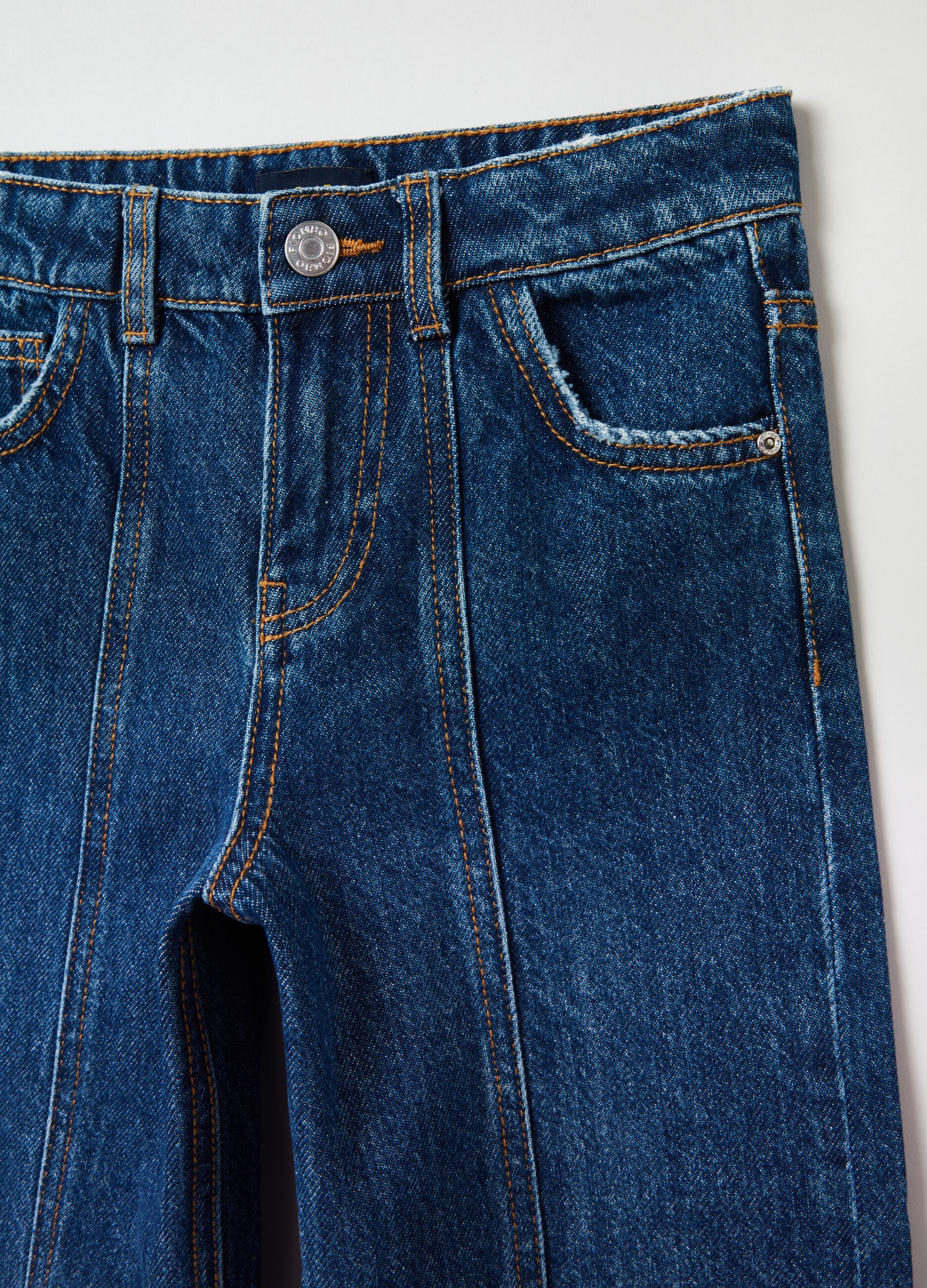 Wide-leg jeans in cotton_2