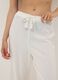 Lange Hose aus reiner Viskose in Weiss_3