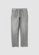 Graue Denim-Jeans aus reiner Baumwolle, Regular Fit_4
