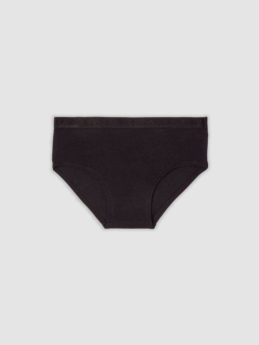 Slip culotte nere in cotone organico elasticizzato_0