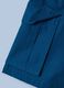 ALTAVIA SAILING blue cargo shorts in pure cotton with elasticated waistband_5