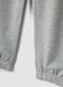 Kinder-Jogginghose aus grauer reiner Baumwolle im Regular Fit_3