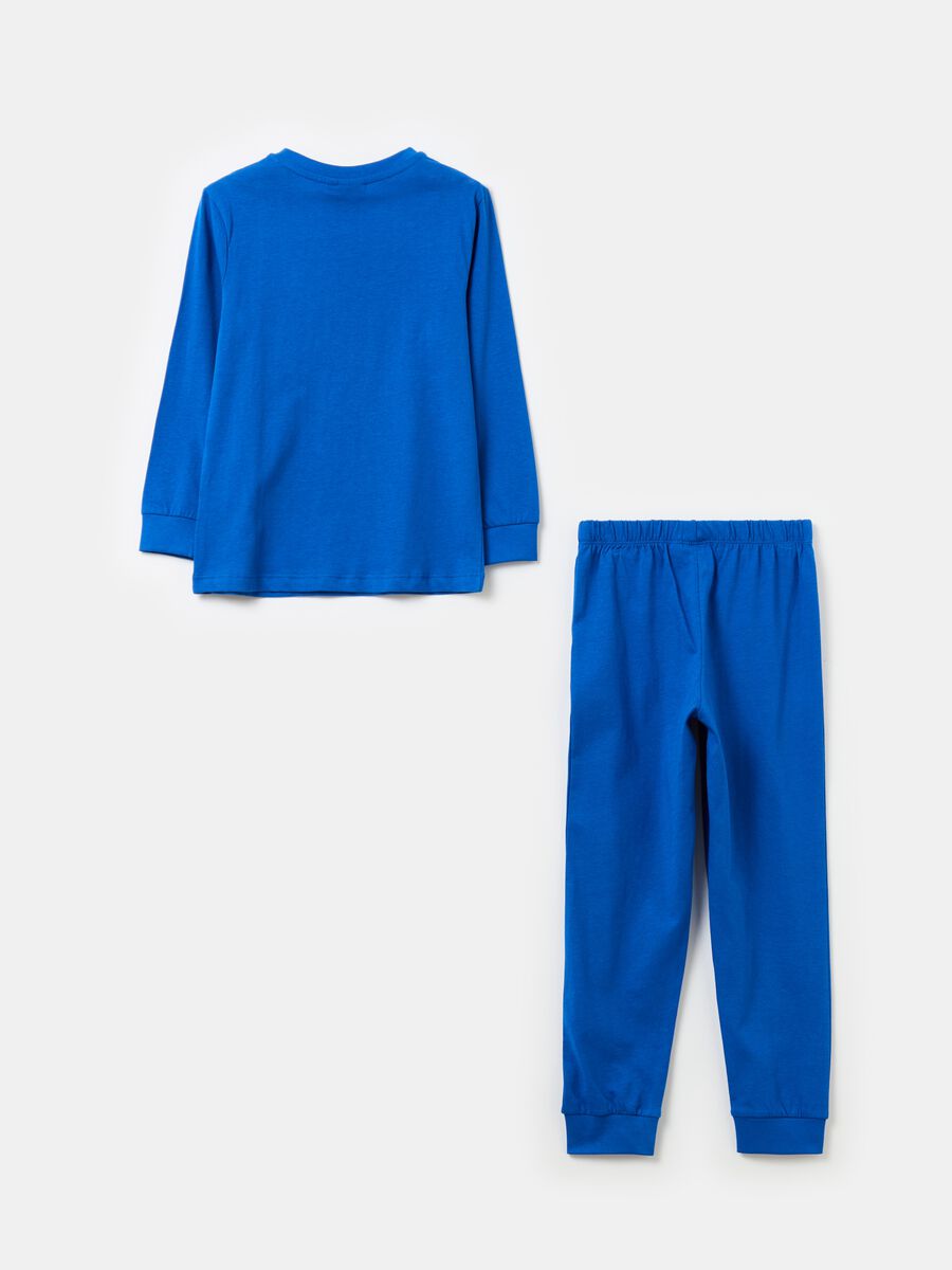 Pijama de algodón orgánico con estampado Sonic™_1