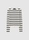 Ribbed top with striped pattern_4