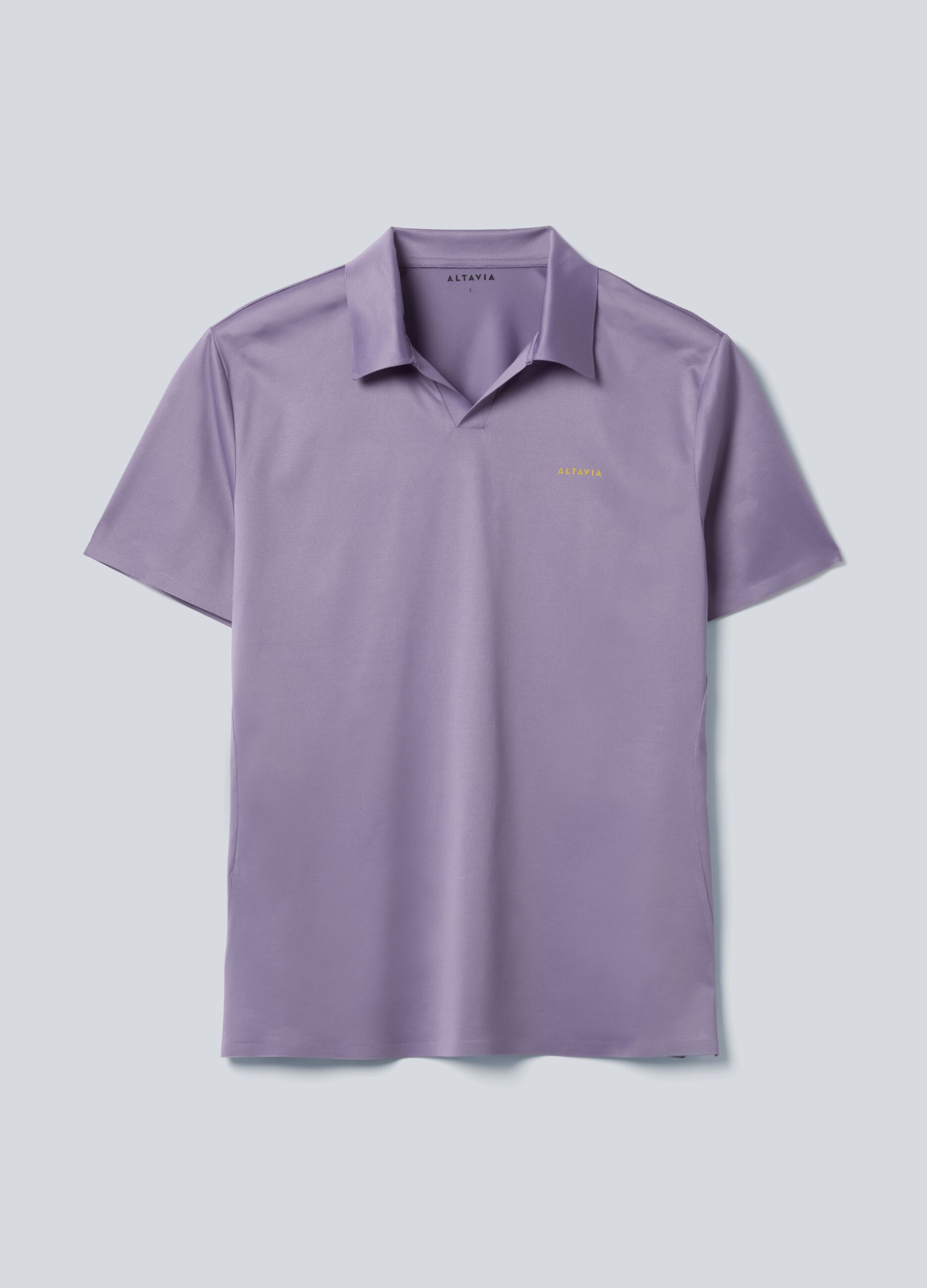 Purple ALTAVIA COURT sports polo in stretch fabric