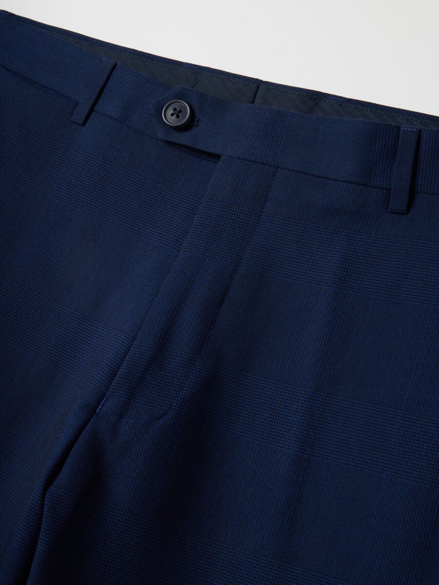 Blaue Slim-Fit-Hose_1