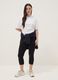 Black stretch cotton leggings_0