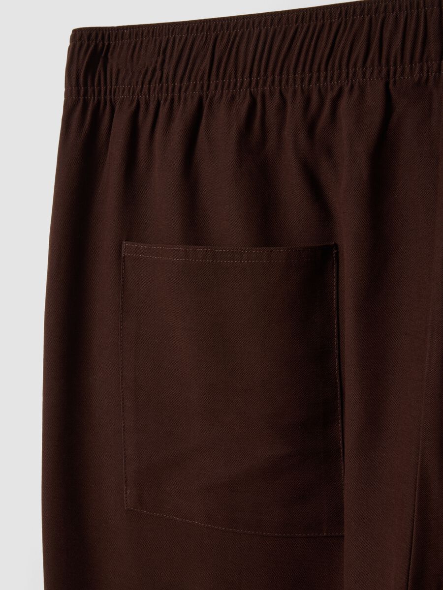 Braune Wide-Leg-Hose aus Viskosemix_2