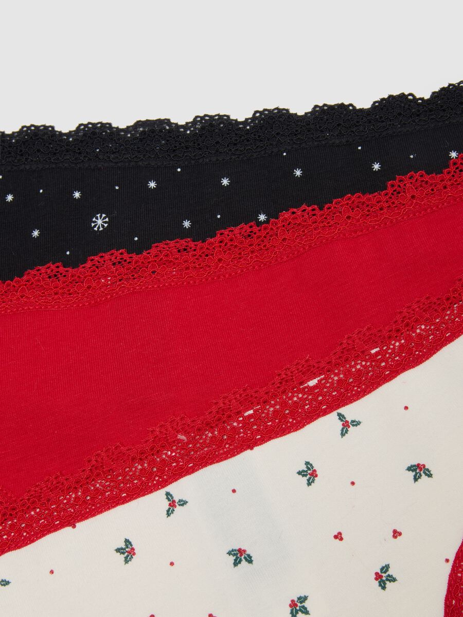 Multicolour Stretch Cotton Briefs Tripack_5