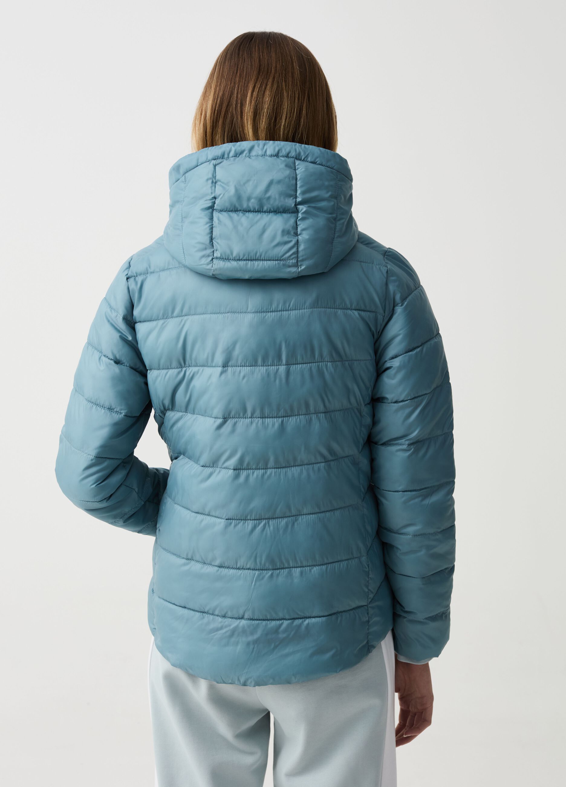 Essential ultralight down jacket with hood