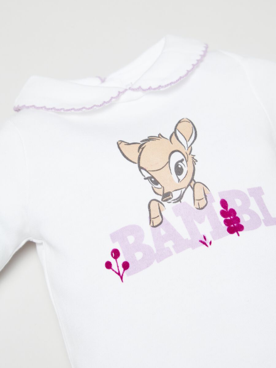 Cotton bodysuit with Bambi print_2