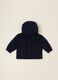 Lightweight blue baby hooded jacket_0