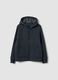 Grey hooded stretch-fabric jacket for boys_3